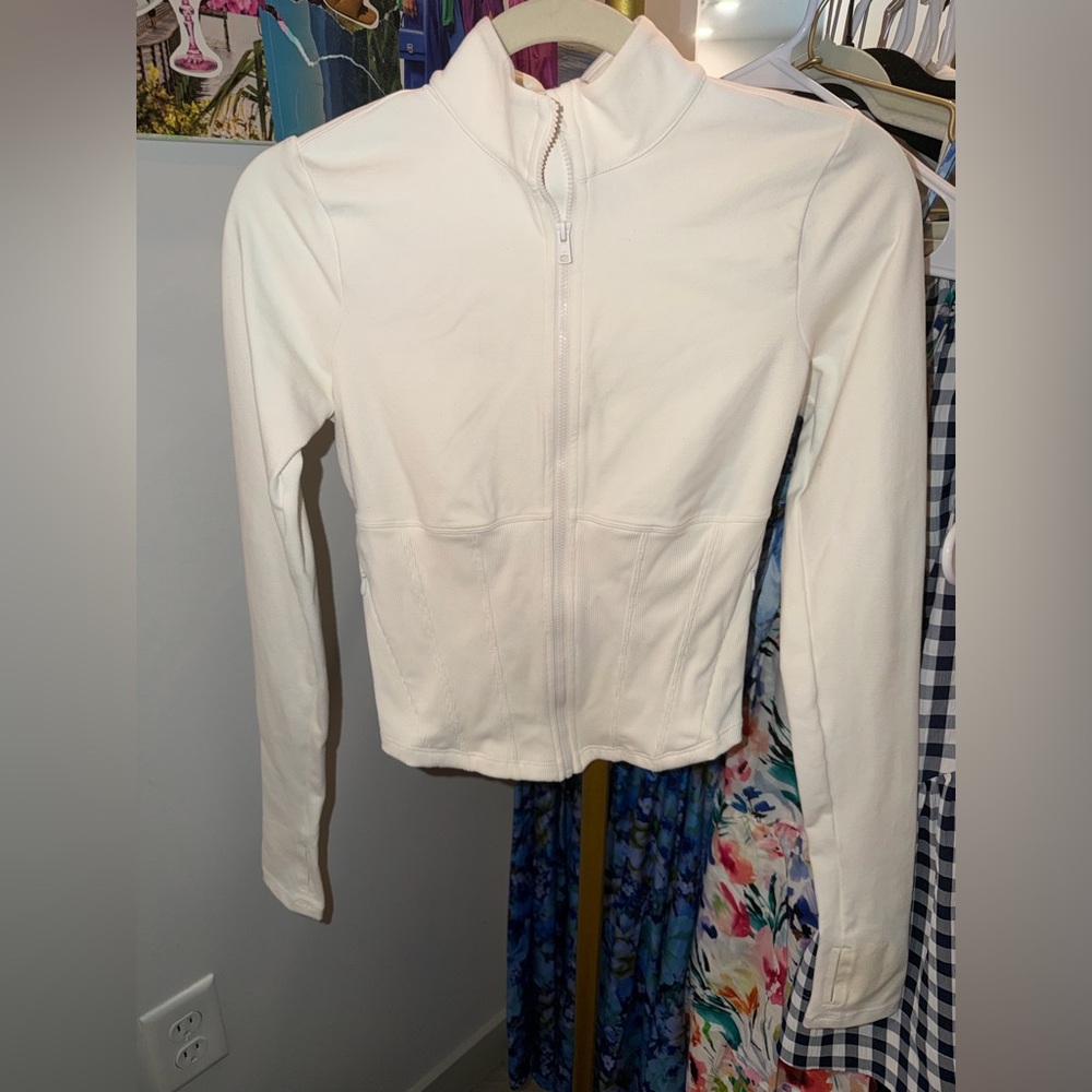 Alo Airbrush Corset Full Zip Jacket - Picture 3 of 10
